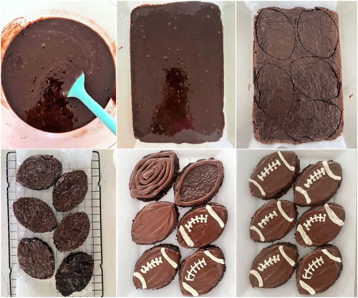 game day brownie bites
