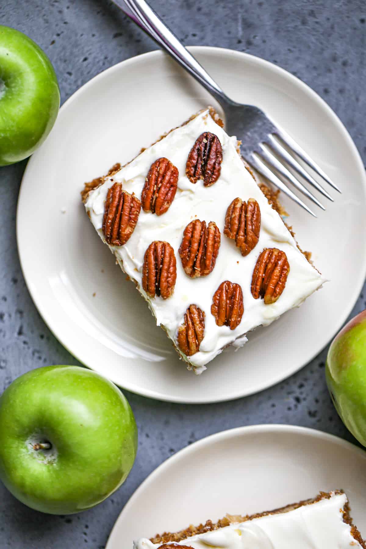 German Spiced Apple Cake recipe cream cheese frosting