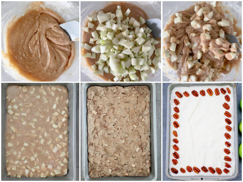 German Spiced Apple Cake recipe cream cheese frosting