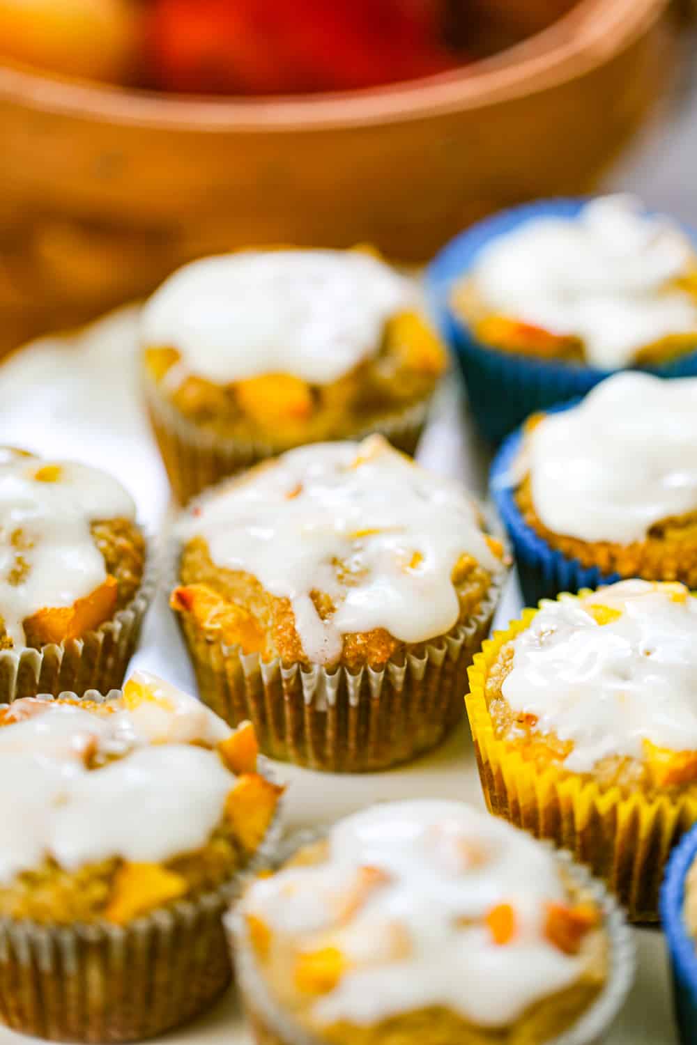 peach muffins recipe