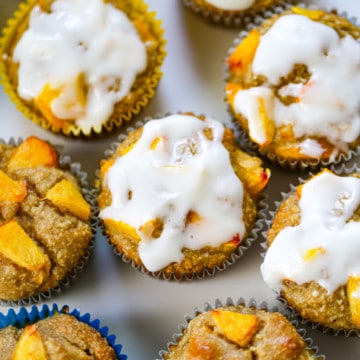 GF Southern Peaches and Cream Muffins