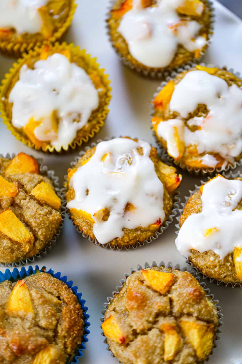 peaches and cream muffins