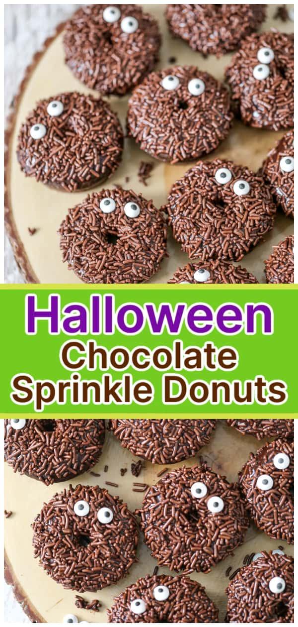 Fun Chocolate Sprinkle Donuts