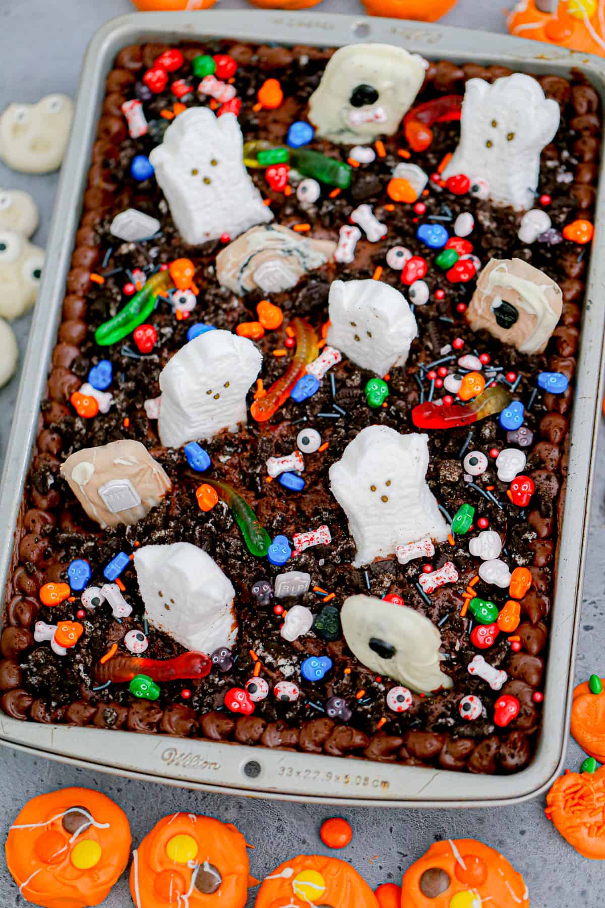 Halloween Graveyard Dirt Cake
