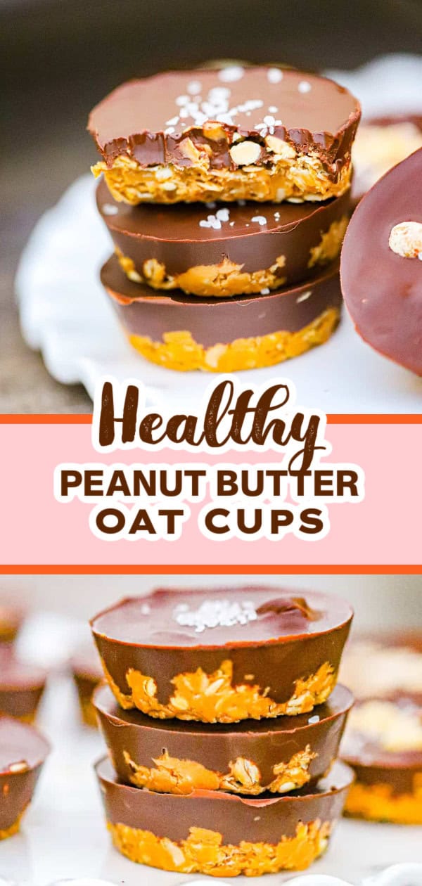 HEALTHY
4 INGREDIENT
PEANUT BUTTER
OAT CUPS
HEALTHY
4 INGREDIENT
PEANUT BUTTER
OAT CUPS