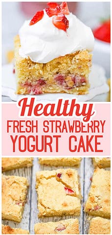 Strawberry Yogurt Cake