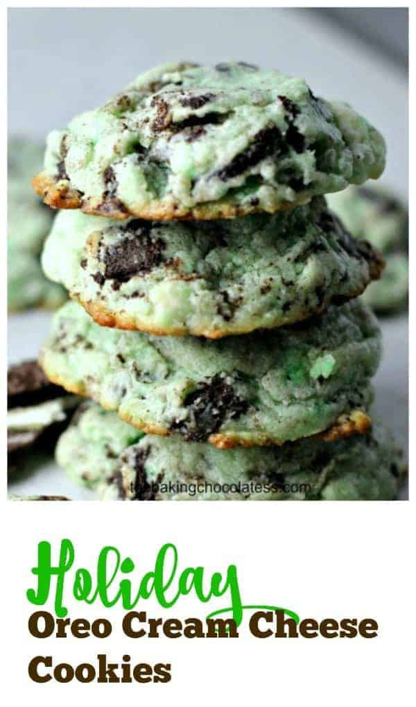 Holiday Oreo Cream Cheese Cookies