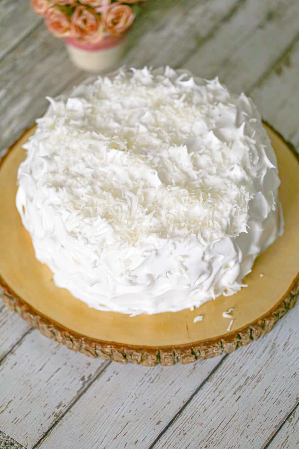 coconut layer cake 7 MINUTE FROSTING