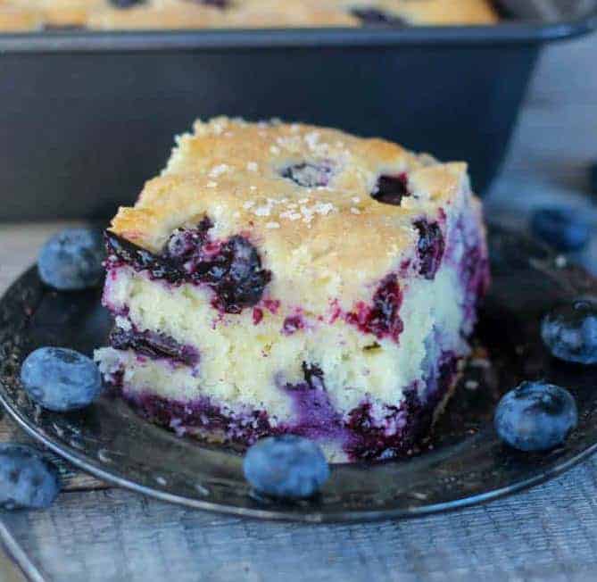 Buttermilk Blueberry Explosion Cake!