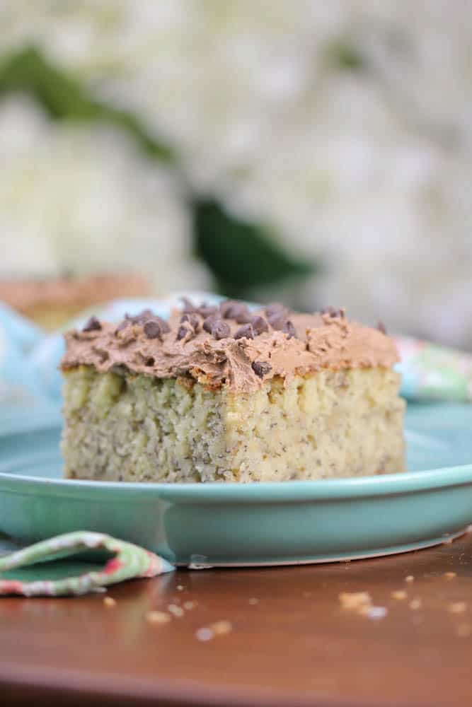 Ultimate Banana Cake with Fluffy Nutella & Toffee Frosting