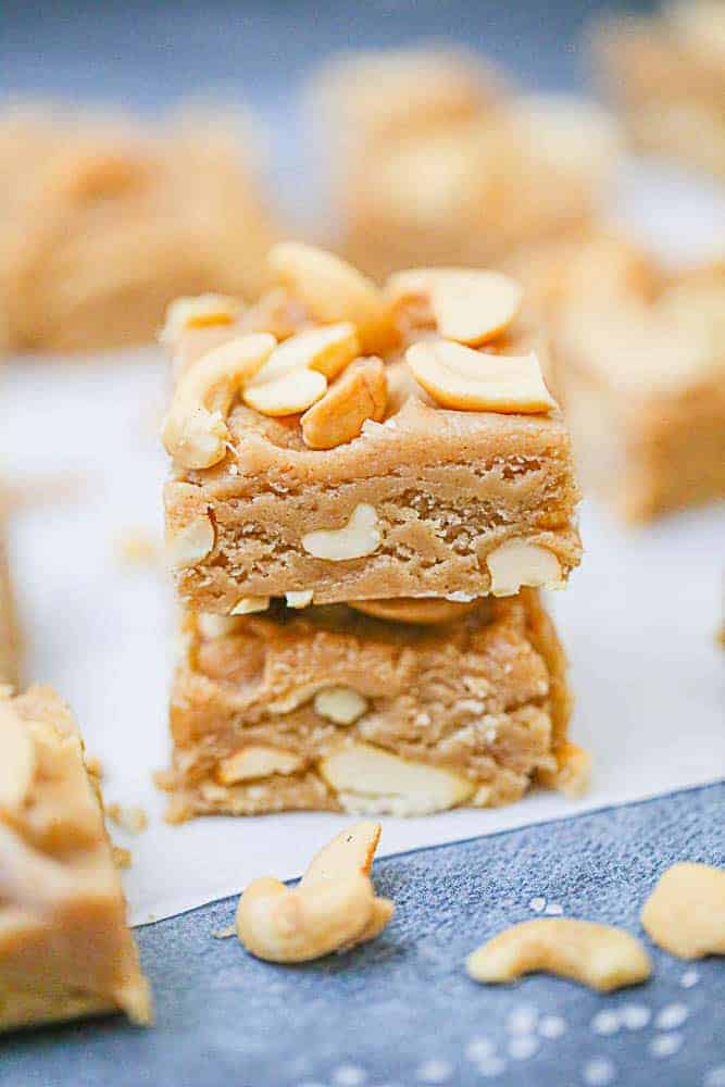 Cashew Peanut Butter Fudge