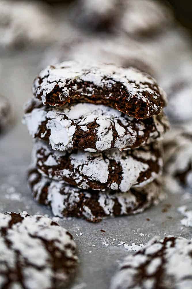 Chocolate Crinkle Cookies