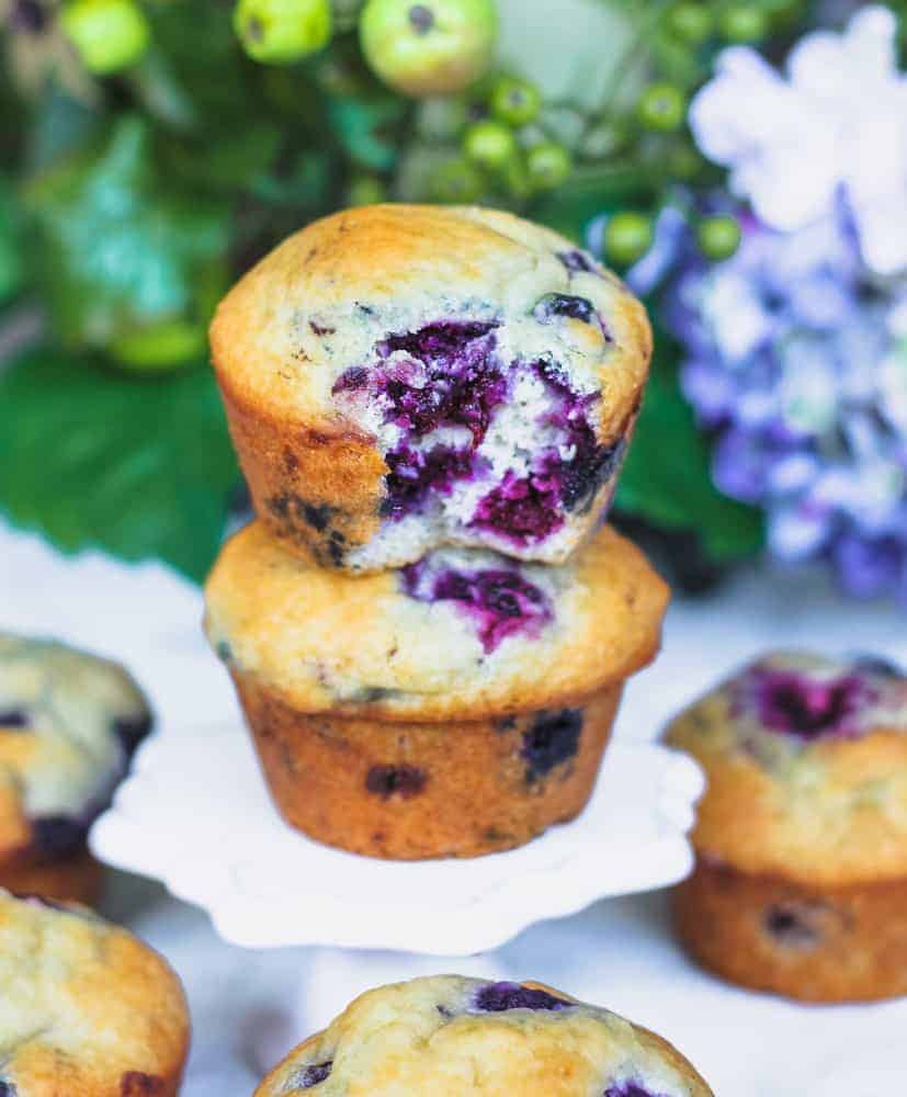 blackberry blueberry muffins