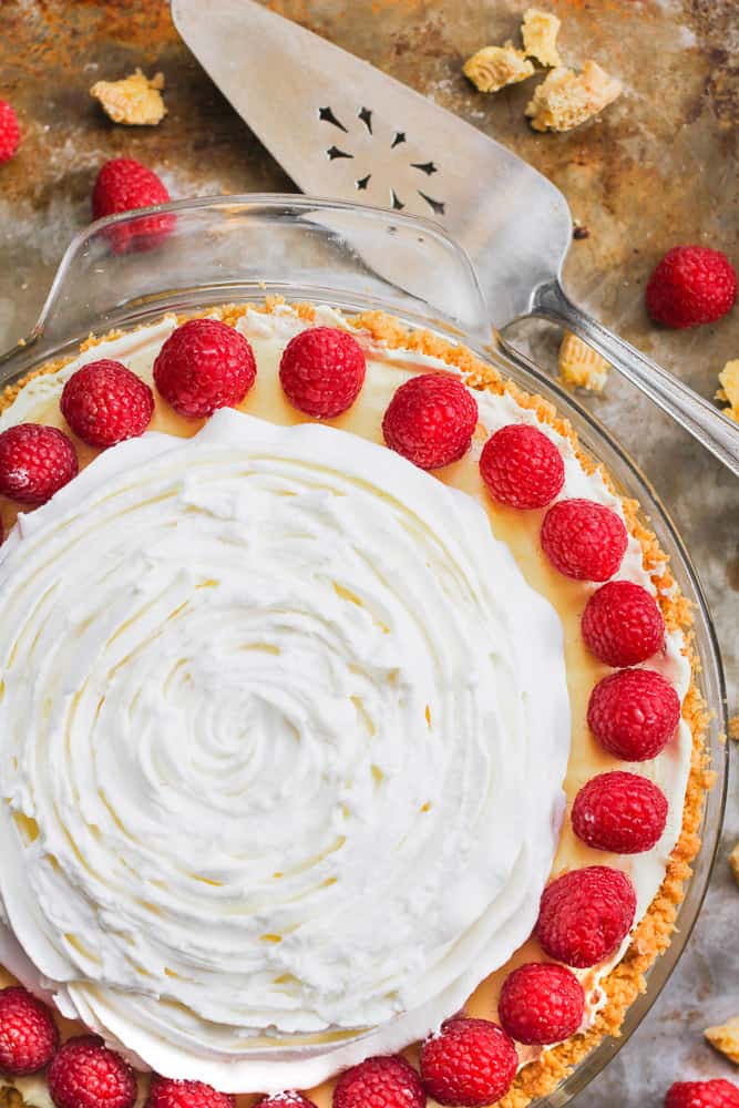 Raspberry Lemon Dream Pie