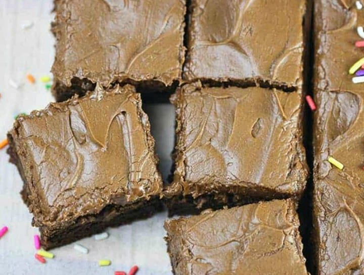 OMG! Chocolate Cream Cheese Frosted Brownies