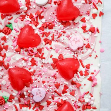 Easy Valentine Chocolate Bark