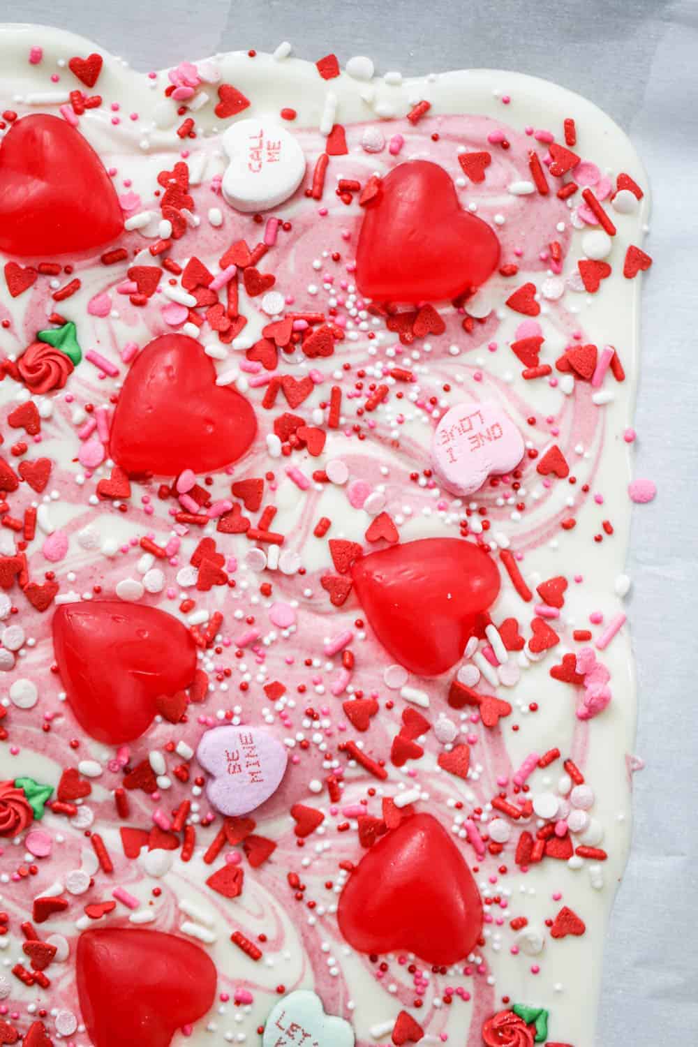 Easy Valentine Chocolate Bark