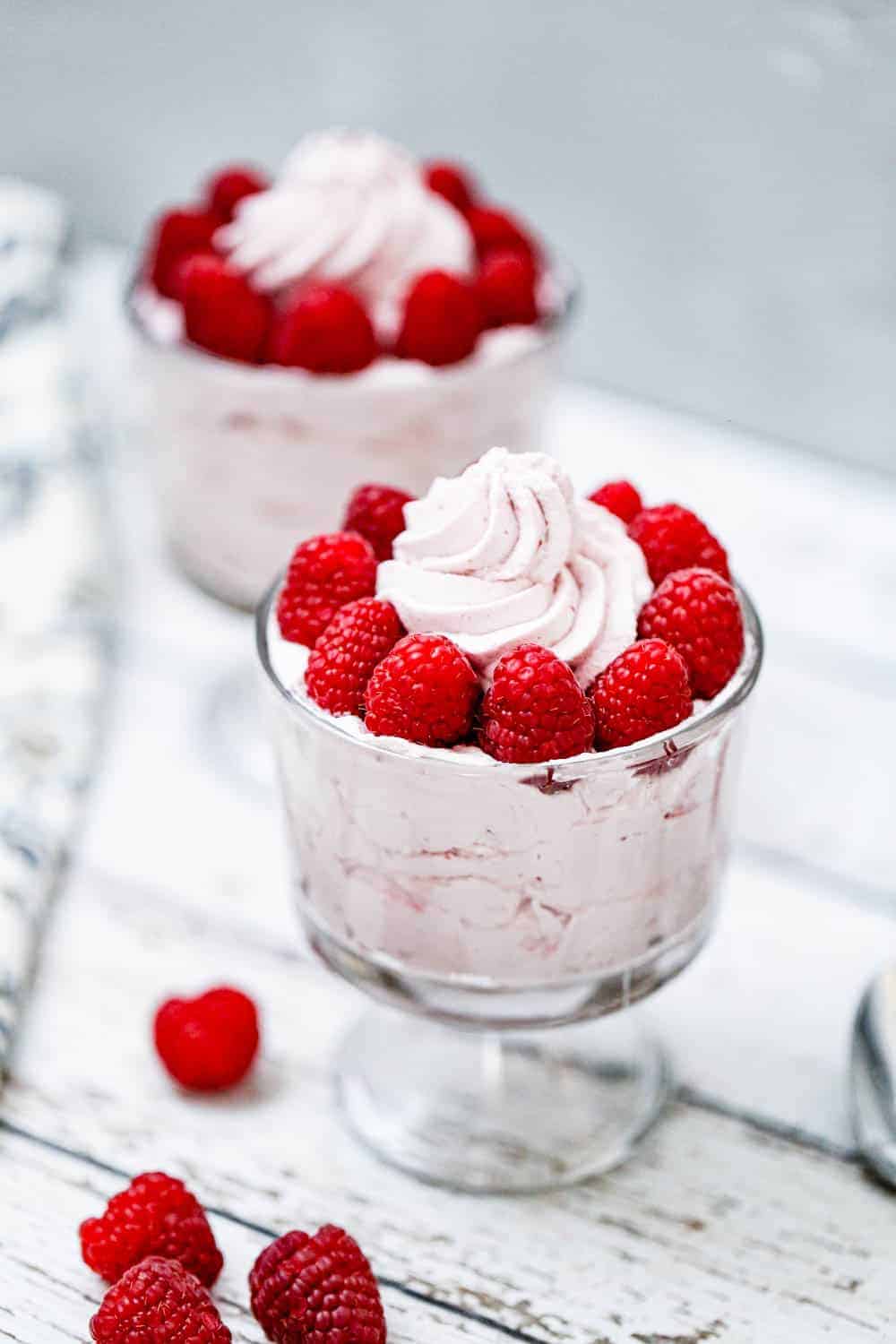 Fluffy Raspberry Mousse