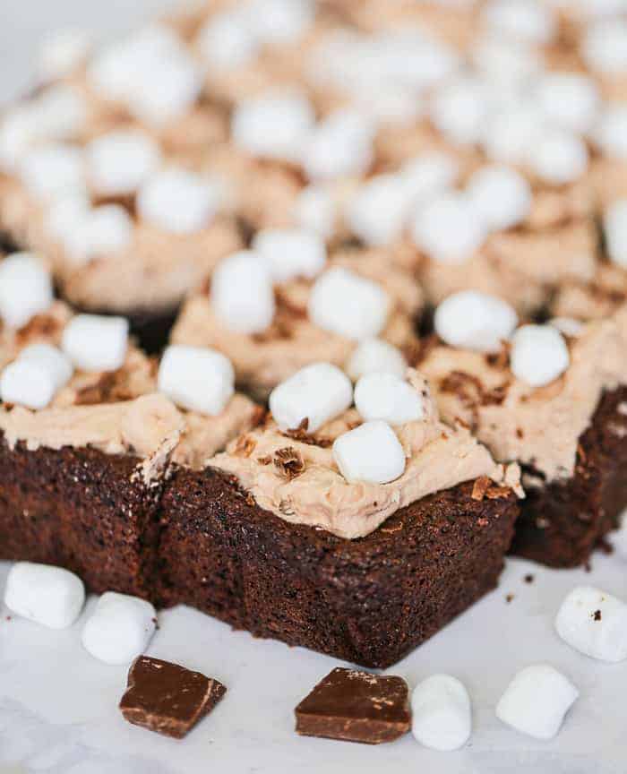 Cocoa Marshmallow Brownies - GF option recipes