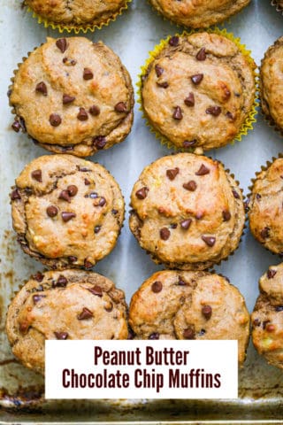 Peanut Butter Chocolate Chip Muffins