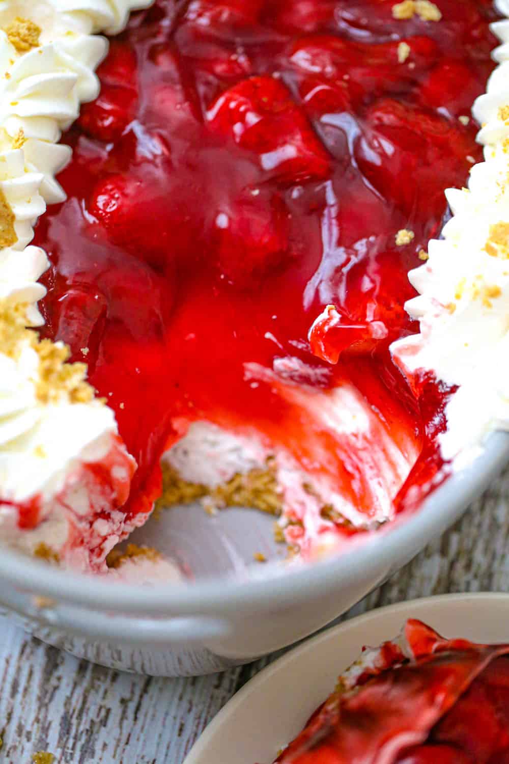 Strawberry Fluffy Lemon Cheesecake Delight