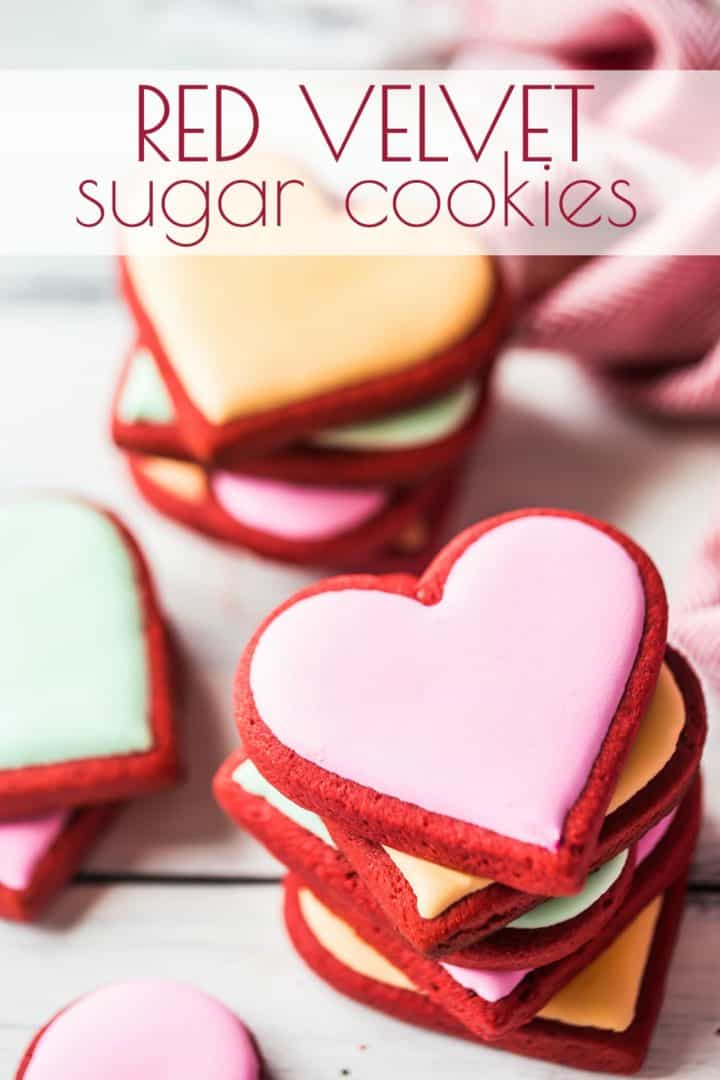 Easy Red Velvet Sugar Cookie Recipe | Baking a Moment