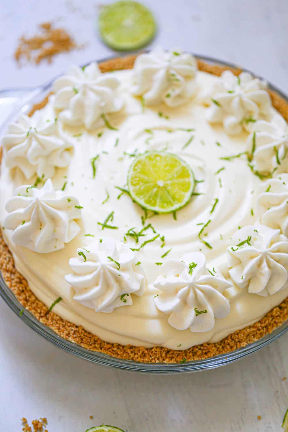 Easy Creamy Lime Cheesecake Pie
