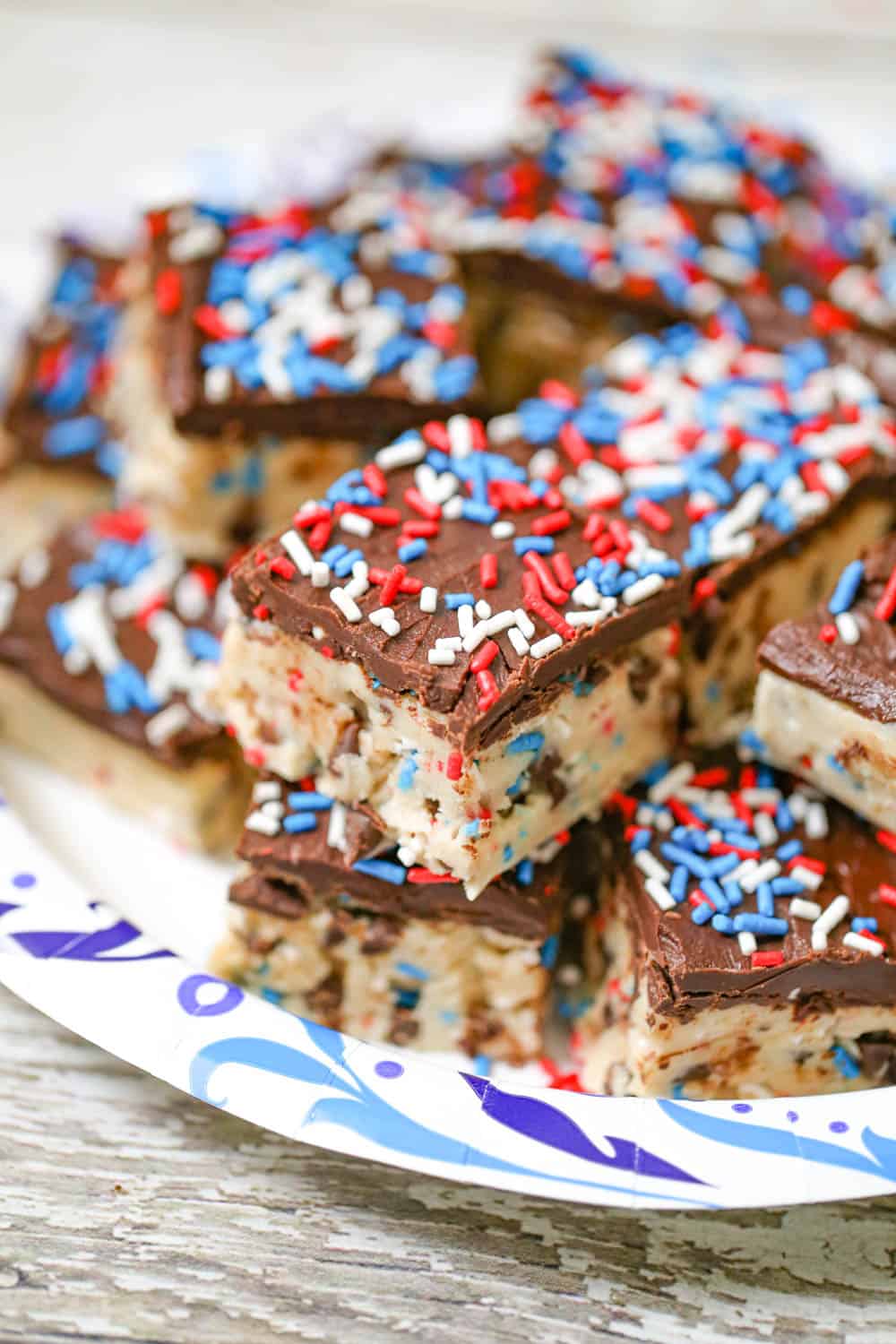 Chocolate Chip Cookie Dough Bars