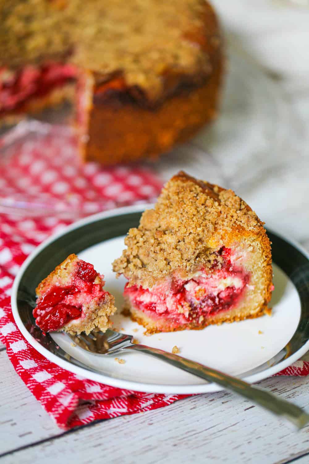 Cherry Cream Cheese Coffee Cake