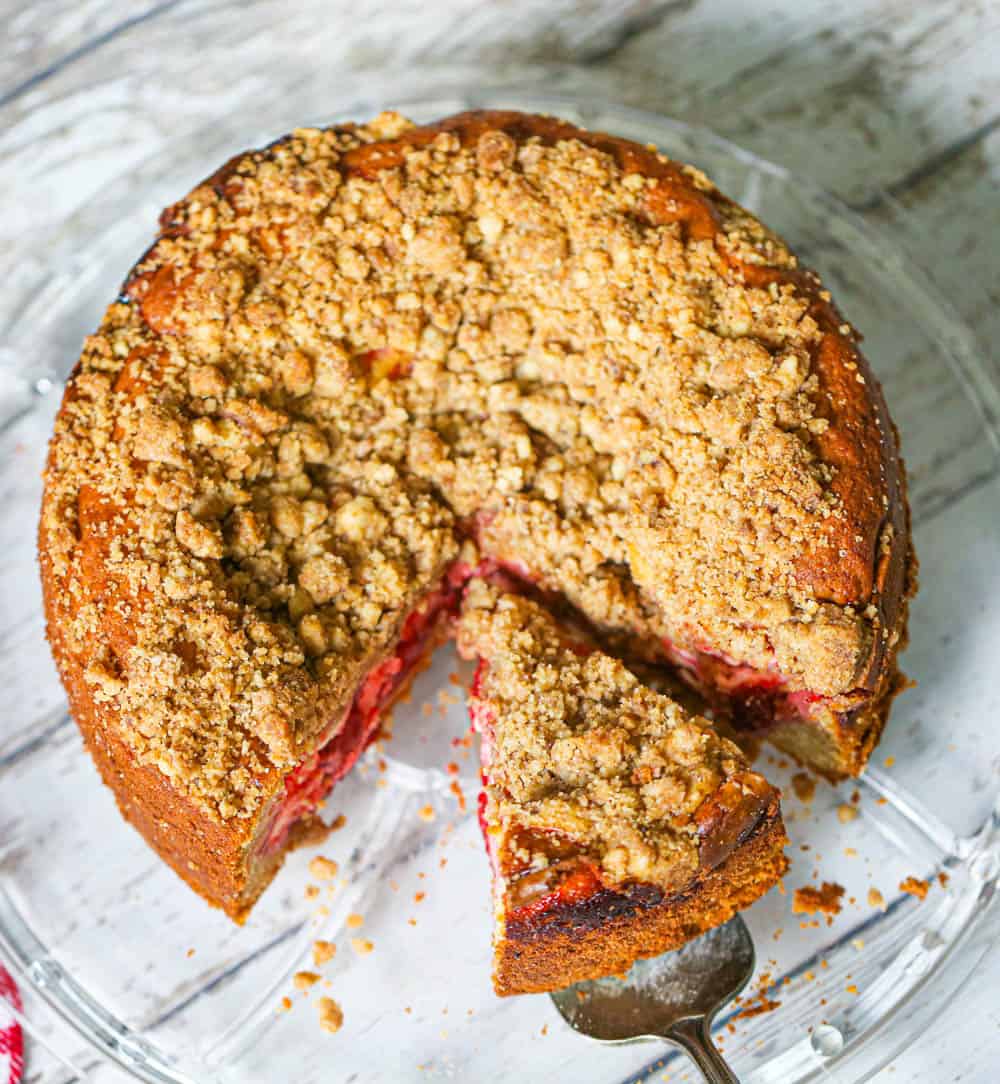 Cherry Cream Cheese Coffee Cake