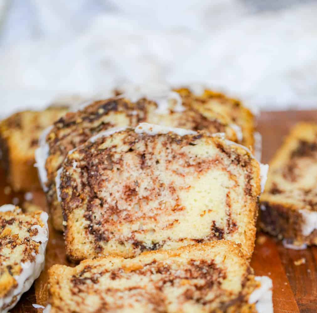 Country Cinnamon Swirl Buttermilk Loaf quick bread recipe