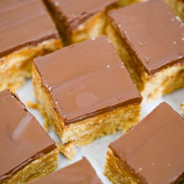 Caramel Peanut Butter Rice Krispies