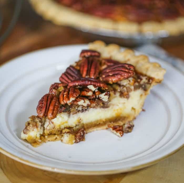 Brown Sugar Pecan Cheesecake Pie