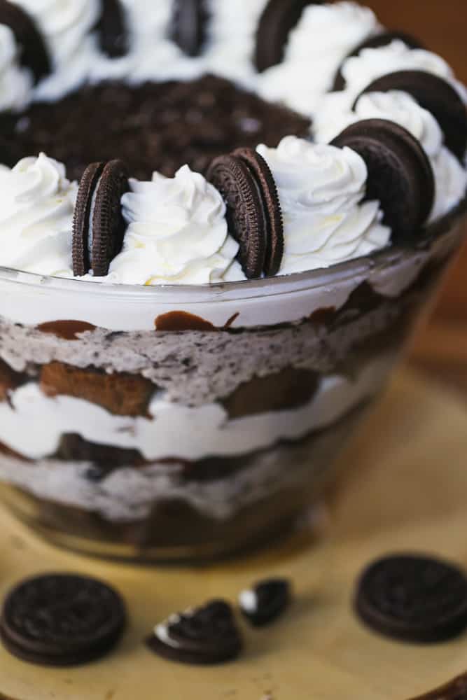 Oreo Cheesecake Brownie Trifle