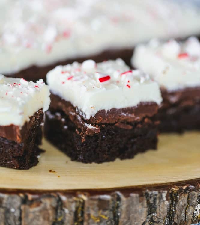 Ultimate Peppermint Chocolate Fudge Brownies
