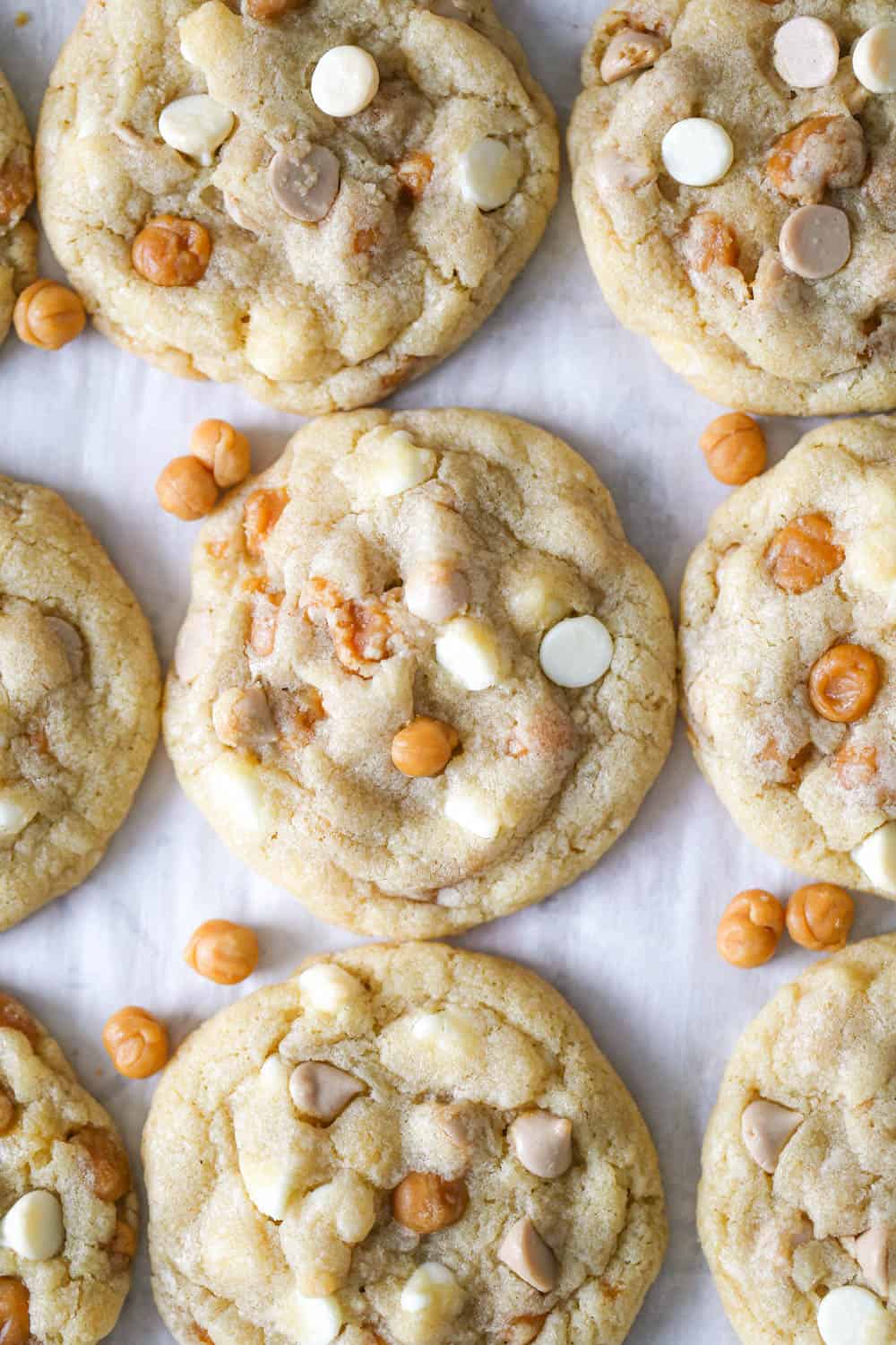 salted caramel and white chocolate cookies recipe
