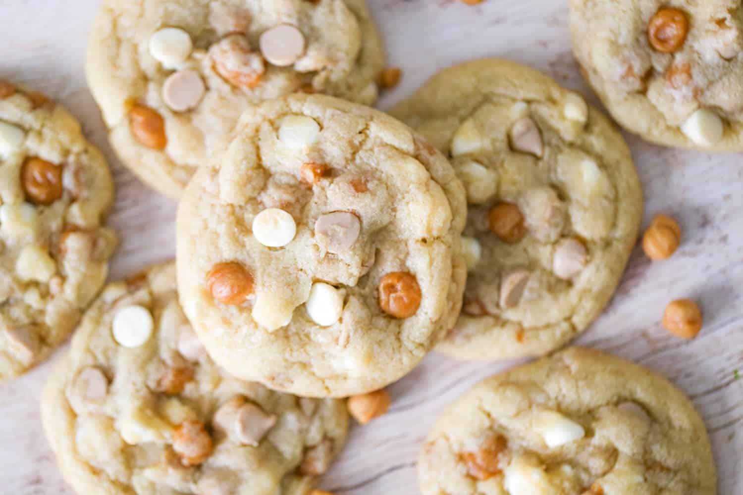 salted caramel and white chocolate cookies recipe