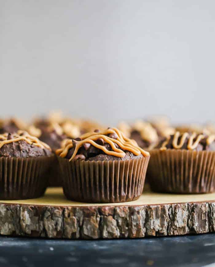 peanut butter chocolate chip muffins