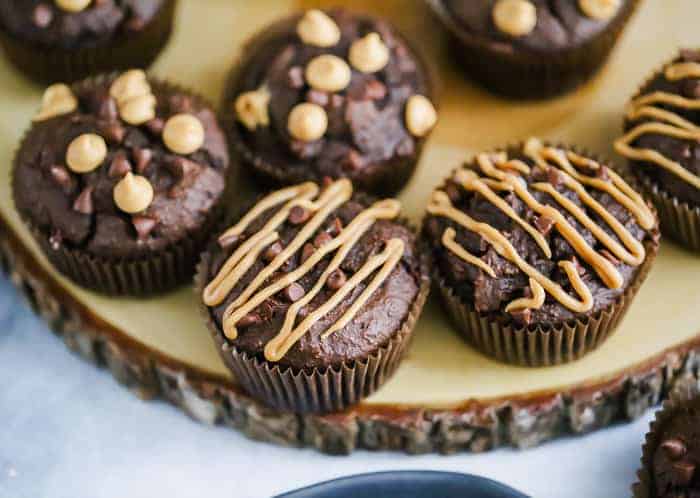 peanut butter chocolate chip muffins