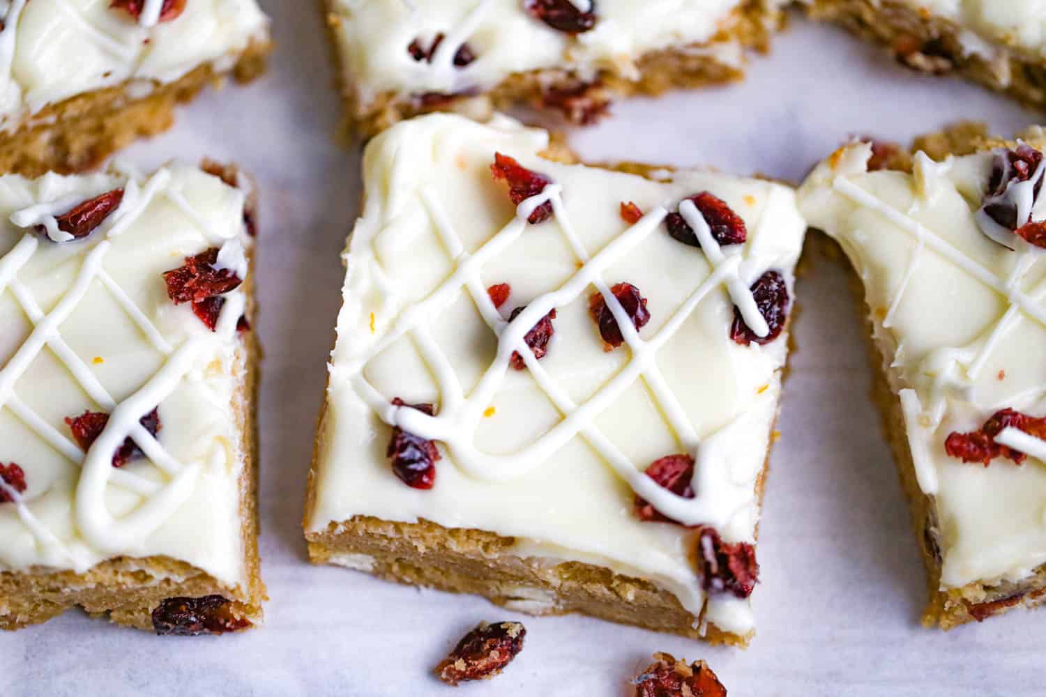 Cranberry Bliss Bars starbucks recipe blondies