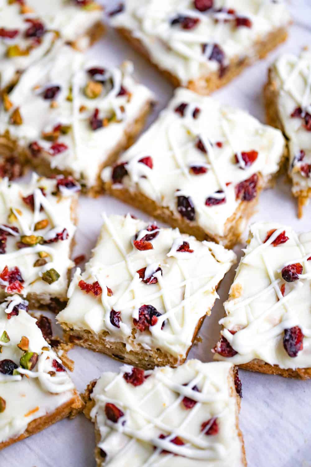 copycat Starbuck's Cranberry Bliss Bars 