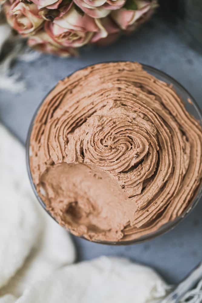 Keto Fluffy Chocolate Mousse - 3 Ingredients of Heaven!