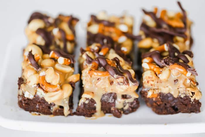 salted caramel brownies