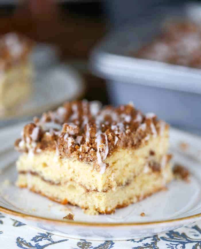 Cinnamon Swirl Streusel Coffee Cake