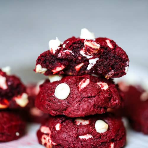 Red Velvet Levain Cookies