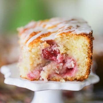Sour Cherry Cobbler Coffee Cake