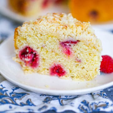 Lemon Raspberry Crumb Cake