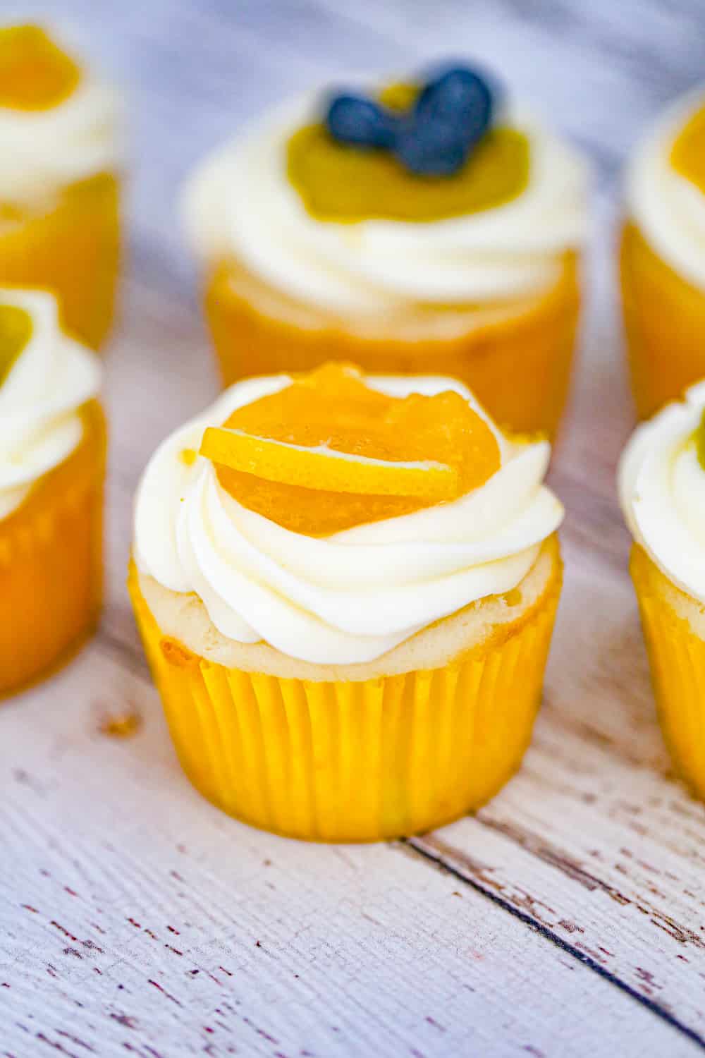 Triple Lemon Cupcakes