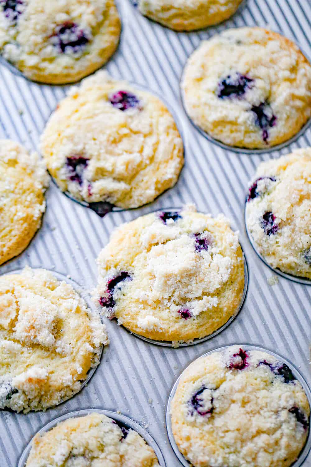 Best Blueberry Crumble Muffins