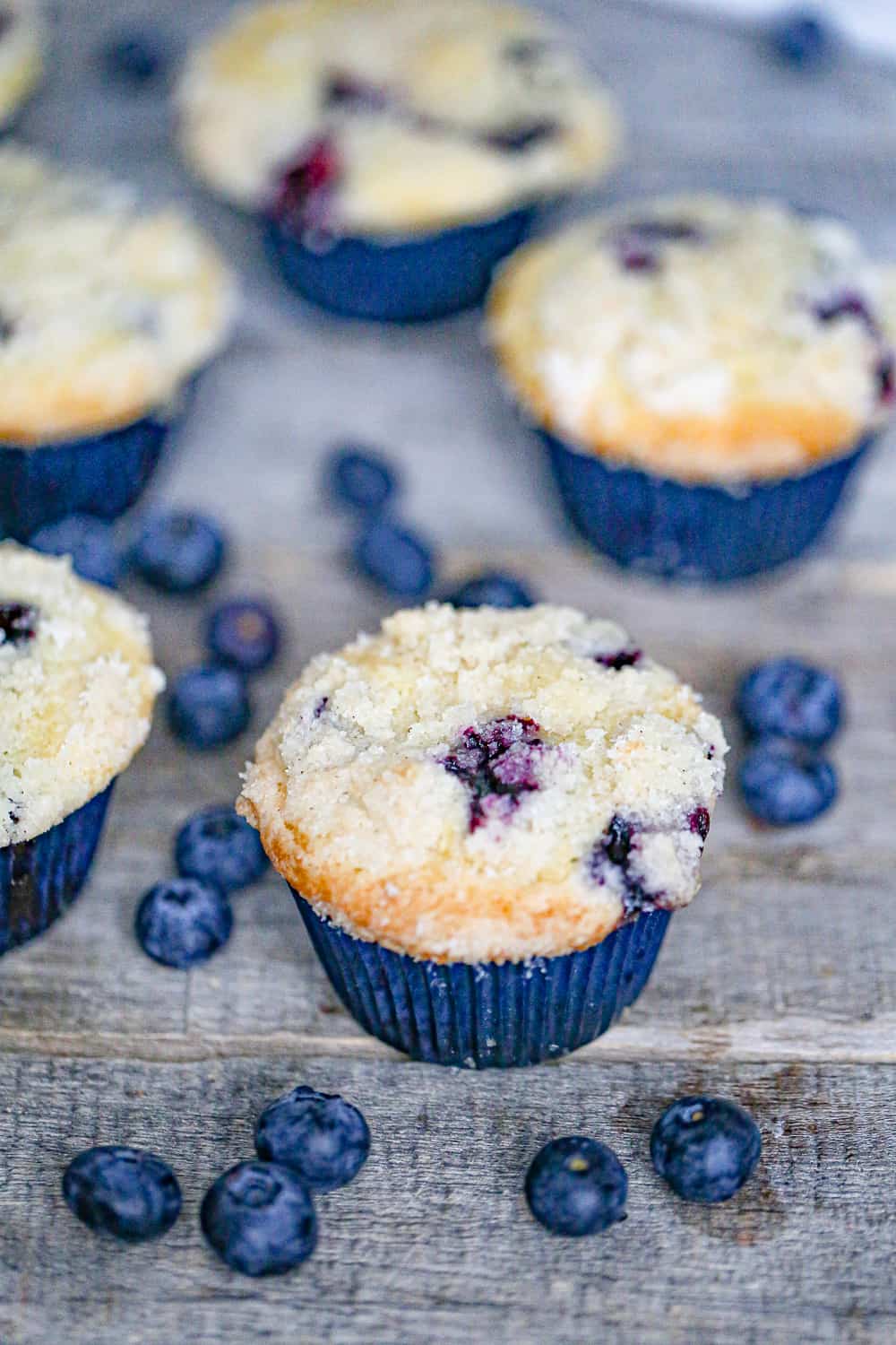 Best Blueberry Crumble Muffins